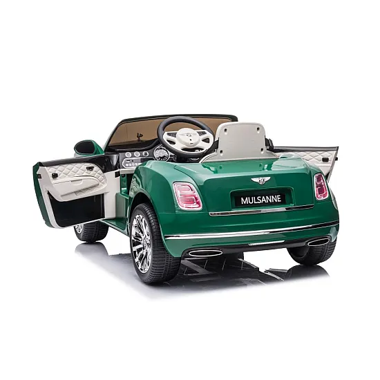 Bentley Mulsanne žalias elektrinis automobilis