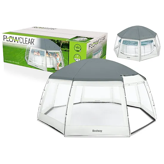 Pavėsinė baseinui 600 x 600 x 295 cm Bestway 58612