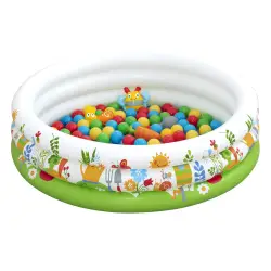 Pripučiamas baseinas su kamuoliukais 102 cm x 25 cm Bestway 52466