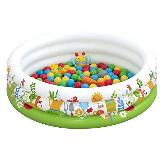 Pripučiamas baseinas su kamuoliukais 102 cm x 25 cm Bestway 52466