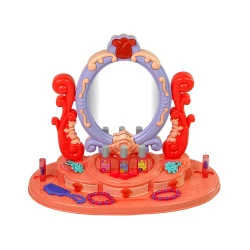 Makiažo tualetinis staliukas su veidrodžiu