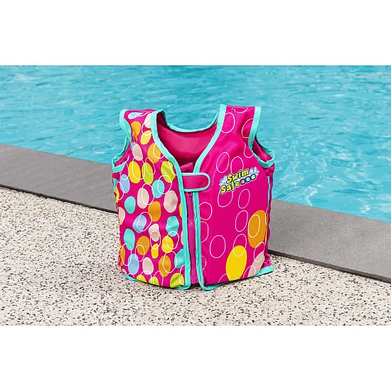 Rožinė plaukimo liemenė 56 cm Bestway 32177