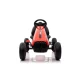 Raudonas pedalų gokartas G208