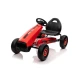 Raudonas pedalų gokartas G208
