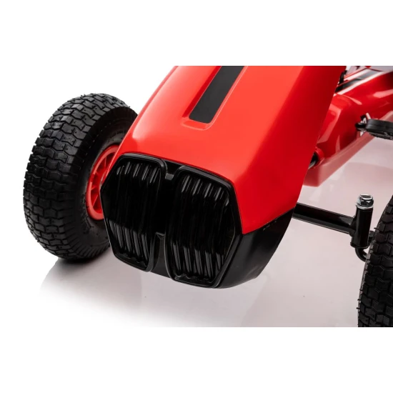 Raudonas pedalų gokartas G208