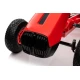 Raudonas pedalų gokartas G208