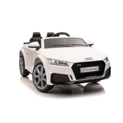 Audi TT RS baltas akumuliatorinis automobilis