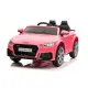 Audi TT RS rožinis akumuliatorinis automobilis Elektrinės mašinėlės vaikams