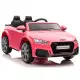 Audi TT RS rožinis akumuliatorinis automobilis Elektrinės mašinėlės vaikams