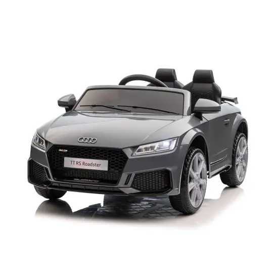 Audi TT RS pilkas akumuliatorinis automobilis Elektrinės mašinėlės vaikams
