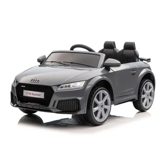 Audi TT RS pilkas akumuliatorinis automobilis Elektrinės mašinėlės vaikams