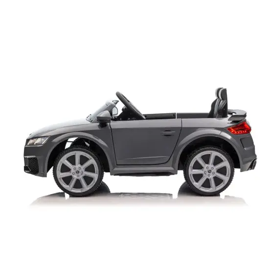 Audi TT RS pilkas akumuliatorinis automobilis Elektrinės mašinėlės vaikams