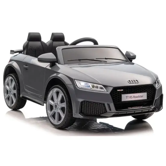 Audi TT RS pilkas akumuliatorinis automobilis Elektrinės mašinėlės vaikams