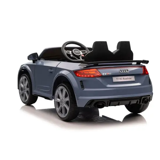 Audi TT RS  mėlynas akumuliatorinis automobilis Elektrinės mašinėlės vaikams