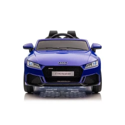 Audi TT RS tamsiai mėlynas akumuliatorinis automobilis