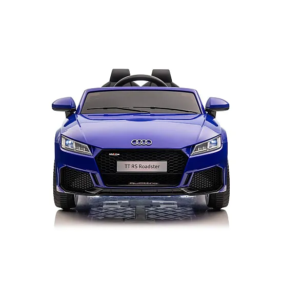 Audi TT RS tamsiai mėlynas akumuliatorinis automobilis Elektrinės mašinėlės vaikams