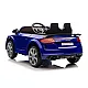 Audi TT RS tamsiai mėlynas akumuliatorinis automobilis Elektrinės mašinėlės vaikams