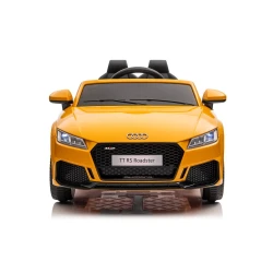 Audi TT RS geltonas akumuliatorinis automobilis