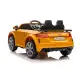 Audi TT RS geltonas akumuliatorinis automobilis Elektrinės mašinėlės vaikams