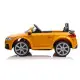 Audi TT RS geltonas akumuliatorinis automobilis Elektrinės mašinėlės vaikams