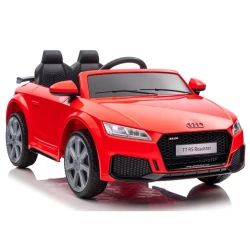Audi TT RS raudonas akumuliatorinis automobilis