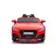 Audi TT RS raudonas akumuliatorinis automobilis Elektrinės mašinėlės vaikams