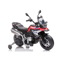 Red BMW F850 cordless motorcycle