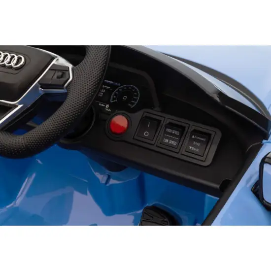 Mėlynas elektrinis automobilis Audi E-Tron GT QLS-6888 Elektrinės mašinėlės vaikams