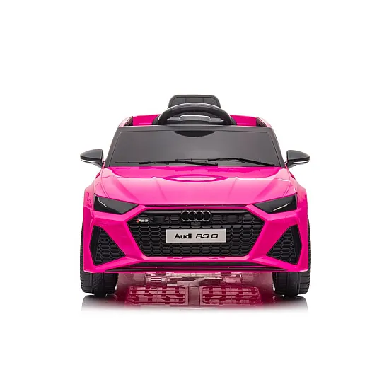 Rožinis elektrinis automobilis Audi RS6 BRD-2118 Automobiliai