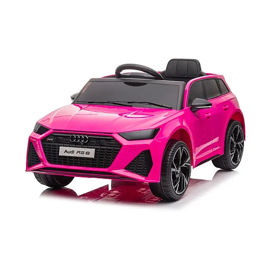 Rožinis elektrinis automobilis Audi RS6 BRD-2118 Automobiliai