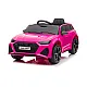 Rožinis elektrinis automobilis Audi RS6 BRD-2118 Automobiliai