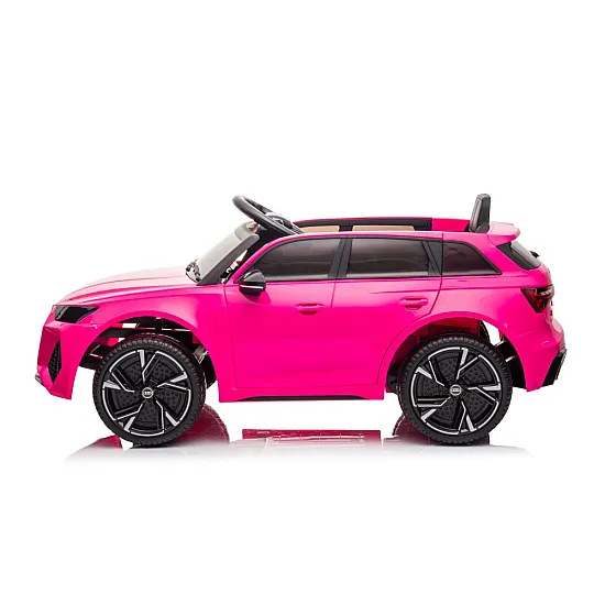 Rožinis elektrinis automobilis Audi RS6 BRD-2118 Automobiliai