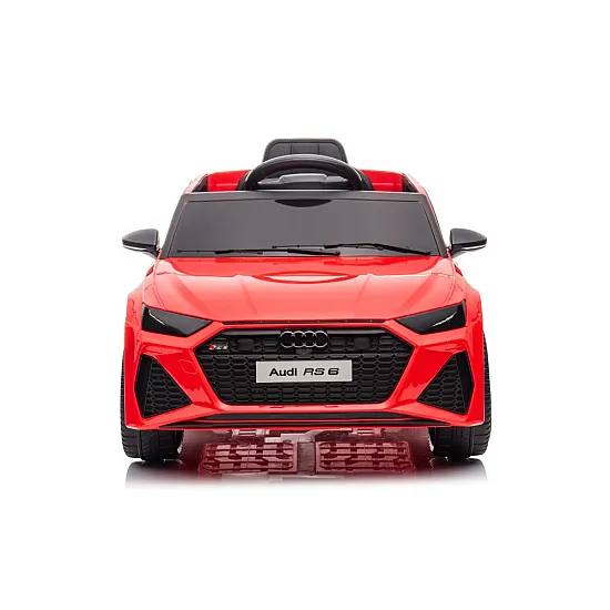 Audi RS6 BRD-2118 raudonas akumuliatorinis automobilis Elektrinės mašinėlės vaikams