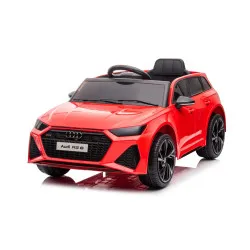 Audi RS6 BRD-2118 raudonas akumuliatorinis automobilis