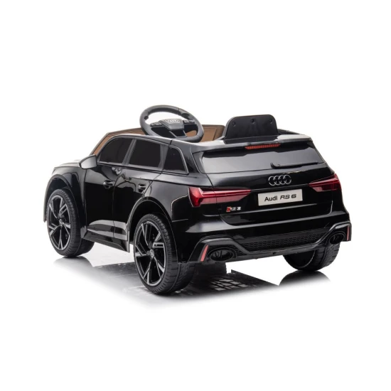 Juodas elektrinis automobilis Audi RS6 BRD-2118 Automobiliai