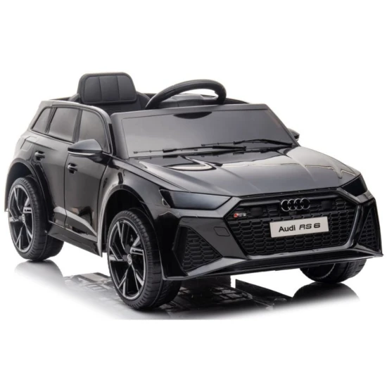 Juodas elektrinis automobilis Audi RS6 BRD-2118 Automobiliai