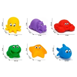  Smėlio ir vandens žaislų rinkinys Vandens gyvūnai