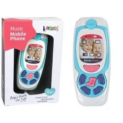 Vaikiškas mobilusis telefonas „Melody Blue“