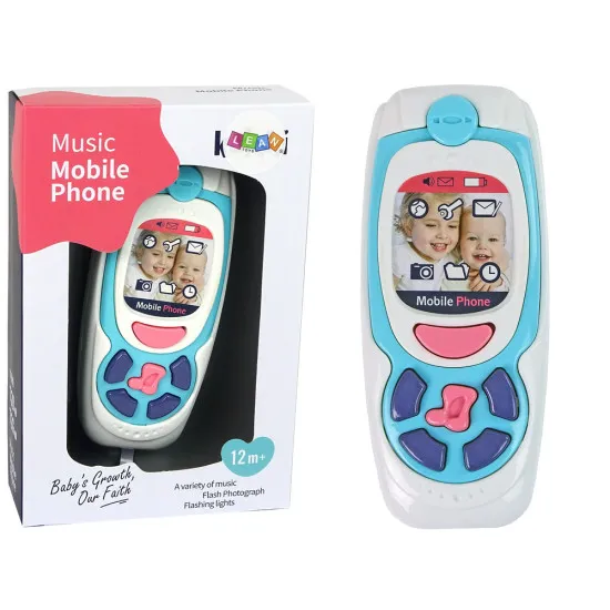 Vaikiškas mobilusis telefonas „Melody Blue“