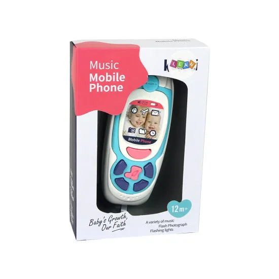 Vaikiškas mobilusis telefonas „Melody Blue“