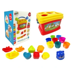 Švietimo kibirėliai Piramidės formos laivelis voniai