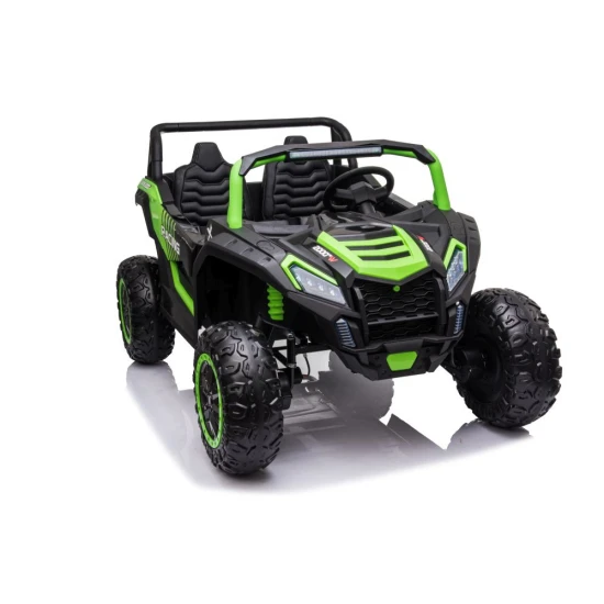 Žalias elektrinis bagis A032 EVA Elektrinės mašinėlės vaikams