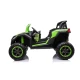 Žalias elektrinis bagis A032 EVA Elektrinės mašinėlės vaikams