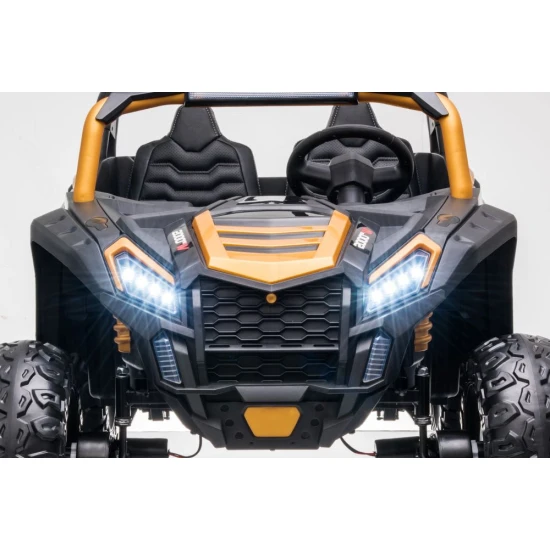 Auksinis elektrinis bagis vaikams Buggy A032 EVA Elektrinės mašinėlės vaikams