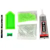 Creative Unicorn Kit DIY Diamonds Crystals Green Looduskaunid