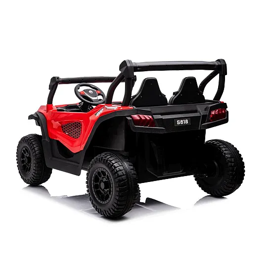 Raudonas elektrinis automobilis vaikams S618 4x4 Elektrinės mašinėlės vaikams