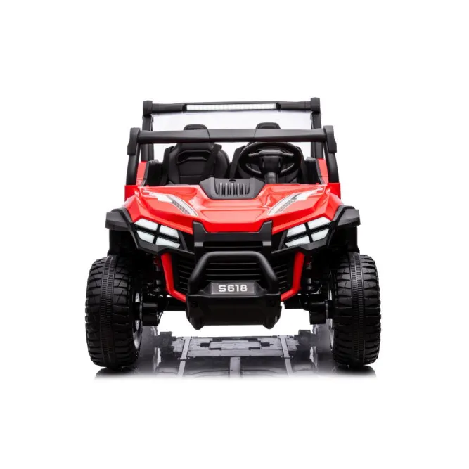 Raudonas elektrinis automobilis vaikams S618 4x4 Elektrinės mašinėlės vaikams