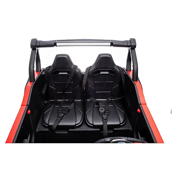 Raudonas elektrinis automobilis vaikams S618 4x4 Elektrinės mašinėlės vaikams