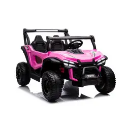 Rožinis elektrinis automobilis vaikams S618 4x4