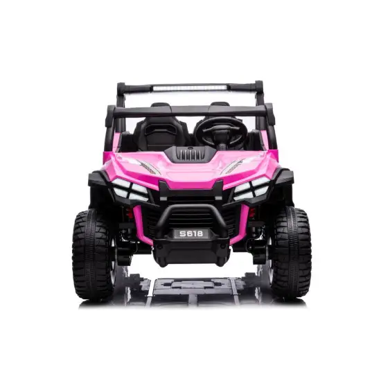 Rožinis elektrinis automobilis vaikams S618 4x4 Elektrinės mašinėlės vaikams